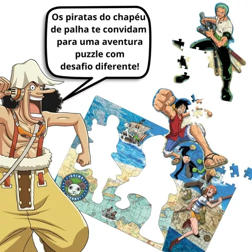 Quebra-cabeça Play One Piece 200 Peças - Elka