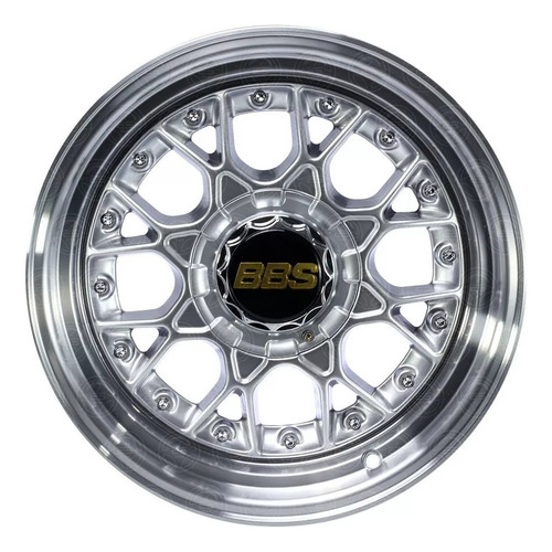 Rines 18 Pul 5/112/113/114 Tipo Bbs 5 Brazos Dobles 2 Pza Color Plata