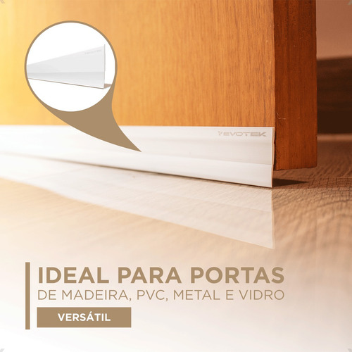 Veda Porta Protetor Embaixo Contra Insetos Chuva Vedante Pó Cor Branco