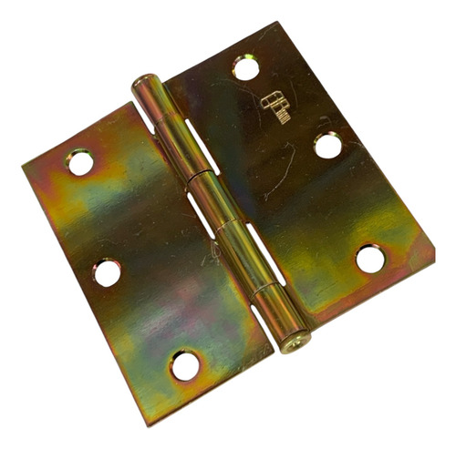 Bisagra Rectangular Zincada 3 1/2 PuLG 24-und