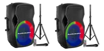 Comprar Par Bocinas 15 Recargables Bluetooth Tripies Audiobahn 415