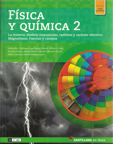 Fisica Y Quimica Ii - En Linea **promo** - Balviano, Deprati