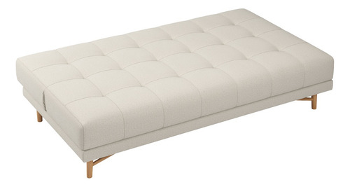 Sofá Cama 3 Lugares Bossa Nova 190cm No Linho Várias Cores