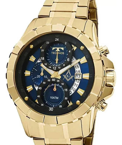 Relógio Masculino Technos Dourado Js15ems M4a