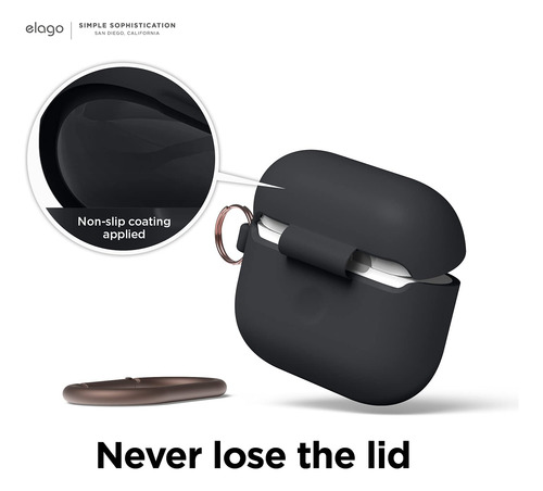 Funda De Silicona Elago Compatible Con AirPods 3 Con Mosquet