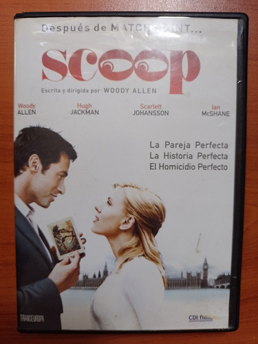 Scoop Woody Allen Scarlet Johansson Hugh Jackman Dvd Lp Leer