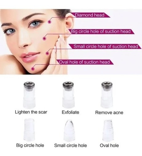 Acné Espinilla De Succión Microdermoabrasión Blackhead Instr