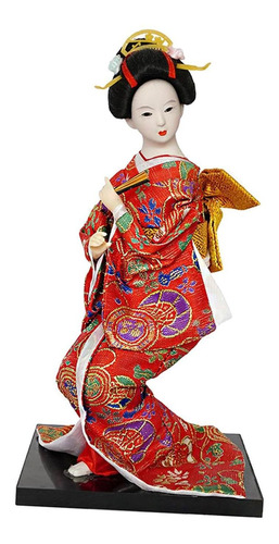 Muñeca Geisha Japonesa De 12 Pulgadas, Figura De Geisha