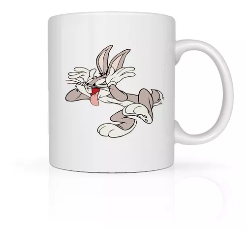 4 - Tazas Blancas 11 Oz: Bugs Bunny