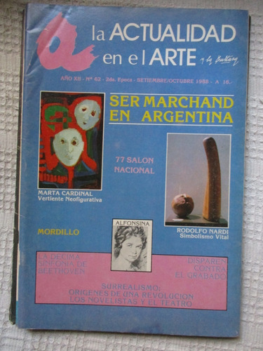 La Actualidad En El Arte Nº 62 (1988) - Marta Cardinal Nardi