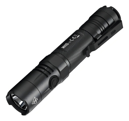 Linterna De Mano Tactica Nitecore Mh10 V2 1200 Lumens Color de la linterna Negro Color de la luz Blanca