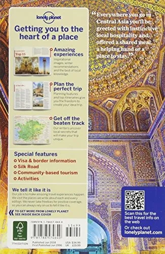Book : Lonely Planet Central Asia (travel Guide) - Lo (4640)