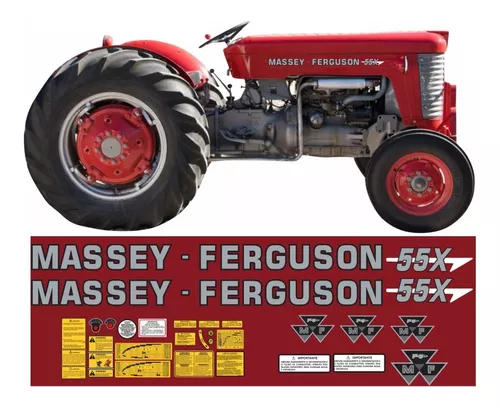 JOGO DE DECALQUE ADESIVOS - MASSEY FERGUSON 50X - 2730826 - Agrodemp  Tratores, Loja de Peças para Tratores