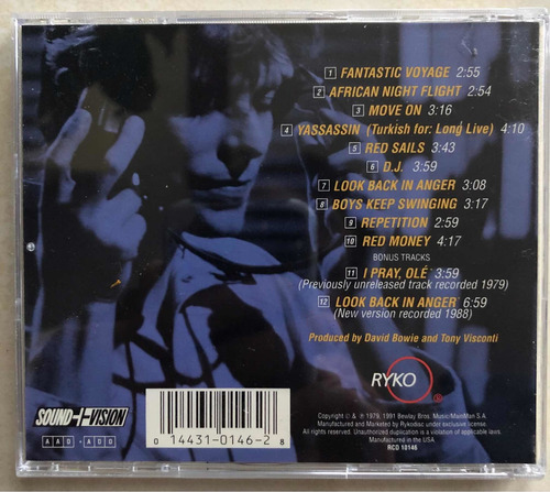 David Bowie Cd Lodger Importado (Usado)