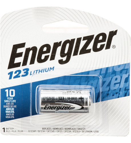 Pila Bateria 123 Litio Energizer