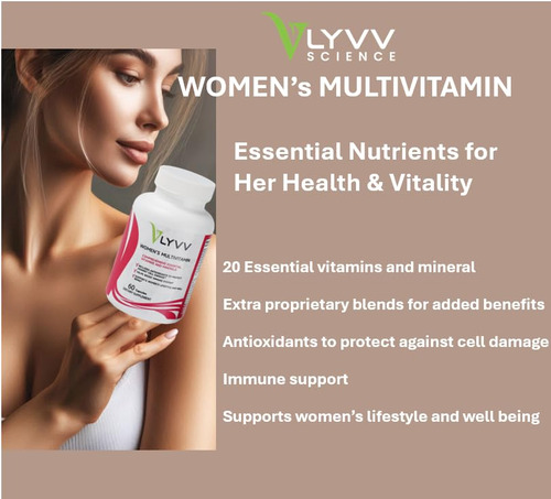 Lyvv Multivitamínico Para Mujeres 60 Tabletas