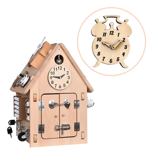 2 Montessori Busy Board, Accesorios De Bricolaje, Reloj