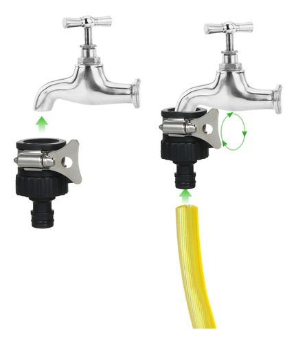 Adaptador Universal De Conector Rápido Para Grifo Y Manguera