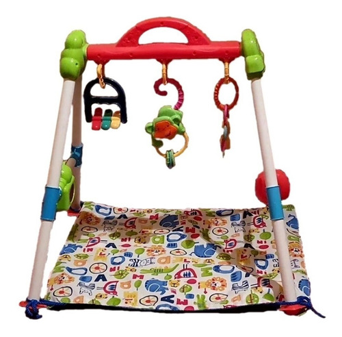 Gimnasio Con Sonajeros Y Albombra Gym Para Bebes Color Antex