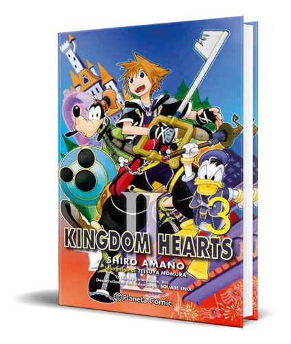 Kingdom Hearts 2 Vol. 3, De Shiro Amano. Editorial Planeta Deagostini, Tapa Dura En Español, 2015