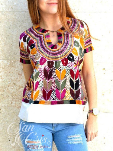6 Blusas De Milpa / Maiz/ Mazorca/ Bordadas A Mano / Chiapas | Envío gratis 6 Blusas De Milpa / Maiz/ Mazorca/ Bordadas A Mano / Chiapas | Envío gratis