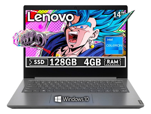 Laptop Lenovo V14 Intel Celeron 128gb 4gb Ram 14puLG Win10