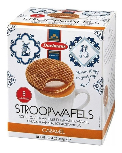 Daelmans Stroopwafels With Caramel Galletas 10.94oz