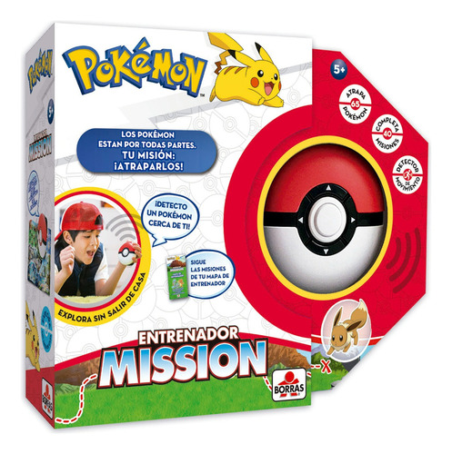 Juego Entrenador mision Atrapa Pokemon Y detecta movimiento