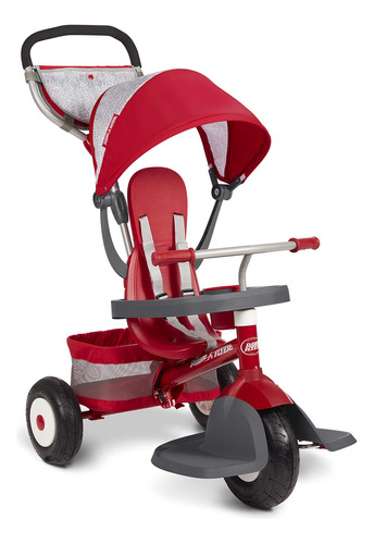 Radio Flyer Ultimate All-terrain Stroll N Trike, Triciclo P. Color Rojo