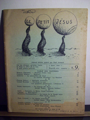 Adp Revista Le Petit Jesus N° 7, 8 Y 9 Noel Arnaud / Willems