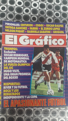 El Grafico 3544 8/9/1987 El Apasionante Futbol Sabatini