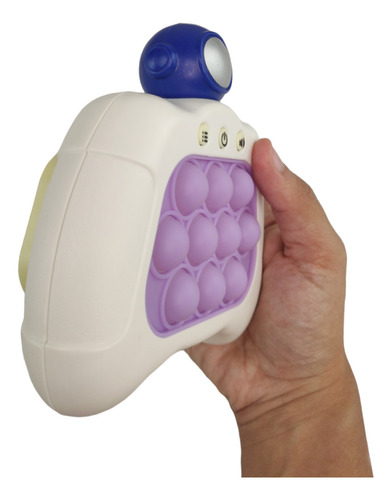 Pop It Mini Game Fidget Sensorial 4 Modos Astronauta Luz Som