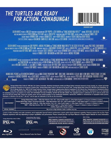 Películas Bluray Tortugas Ninja Turtles Tmnt 1 A 4