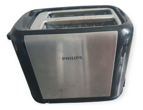 Tostadora Philips Daily Collection Hd2586 Negra Y Plata 220v Plateado (Usado)
