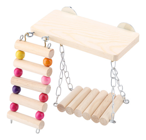 Trampolín De Madera Con Forma De Trampolín Y Escalera Girato