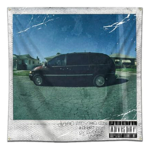 Enmoon Kendrick Flag Lamar Tapiz Good Kid, M.a.a.d City (del