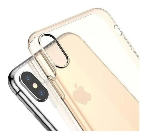 Funda iPhone XS Max Baseus Simplicity Case Transparent/gold