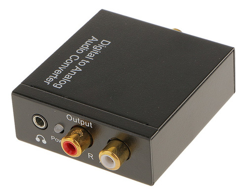 Set Digital Coaxial Óptico Toslink A Analógico Adaptador