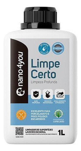 Limpe Certo Limpeza Profunda 1l - Nano4you