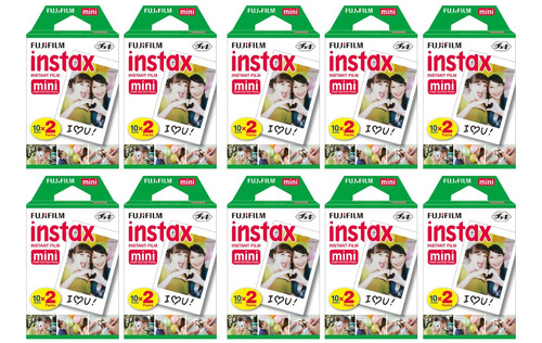 Fujifilm Instax Mini Película Instantánea (10 Paquetes Do.