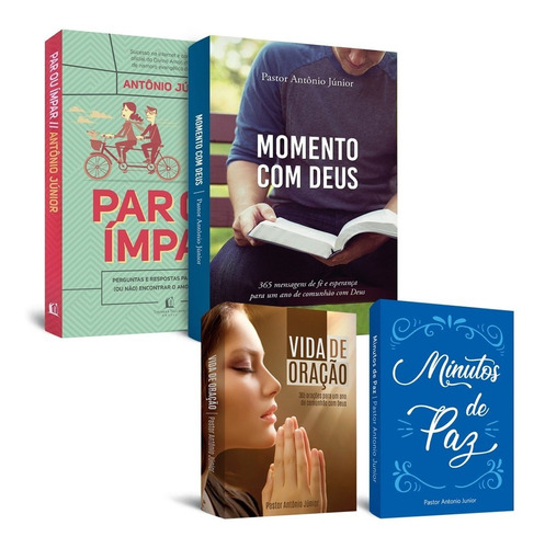 Kit 4 Livros Evangélicos (1 Grátis) - Pastor Antonio Junior