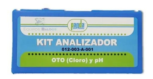 Kit Analizador De Cloro Y Ph