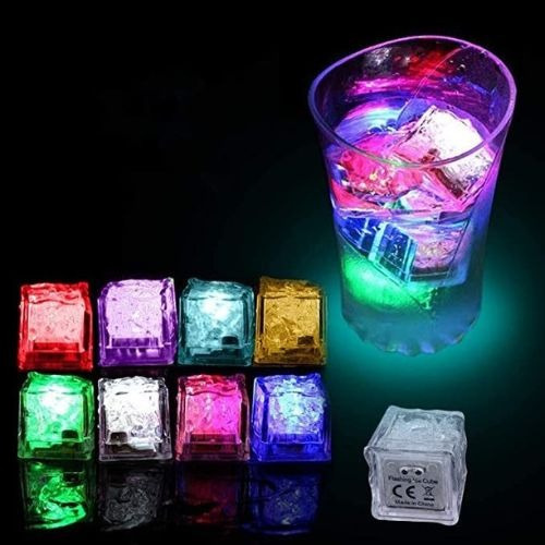 12 Piezas De Cubos De Hielo Led Para Fiestas Surtido