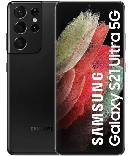 Samsung Galaxy S21 Ultra 5g 256gb Color Phantom black - Excelente (Reacondicionado)