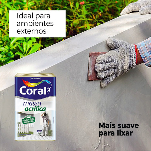 Masa acrílica 25 kg - Coral