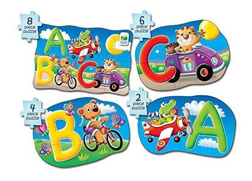 The Learning Journey Mi Primera 4-in-a-box Puzzle Abc Educac