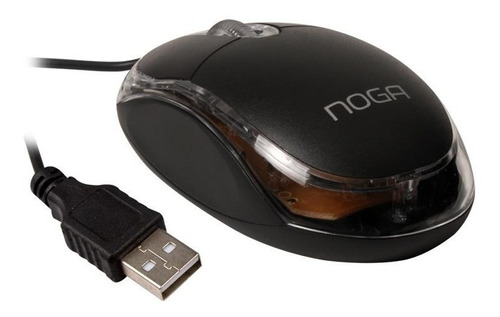 Mouse Noga Ng-611u Usb Negro Y Lila