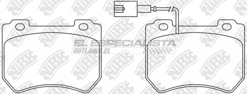 Pastillas De Freno Alfa Romeo 159 2.2 2011 Nibk Delantera