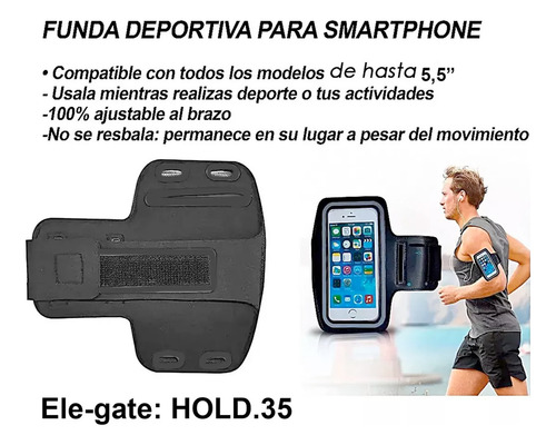 Set Deportivo P Gym Correr Vaso Muñequeras Mangas Funda
