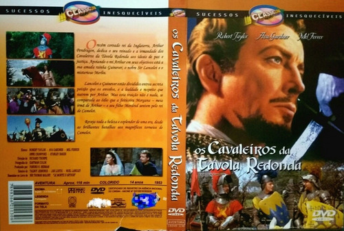 Os Cavaleiros Datávola Redonda(1953)robert Taylor+avagardner (Usado)